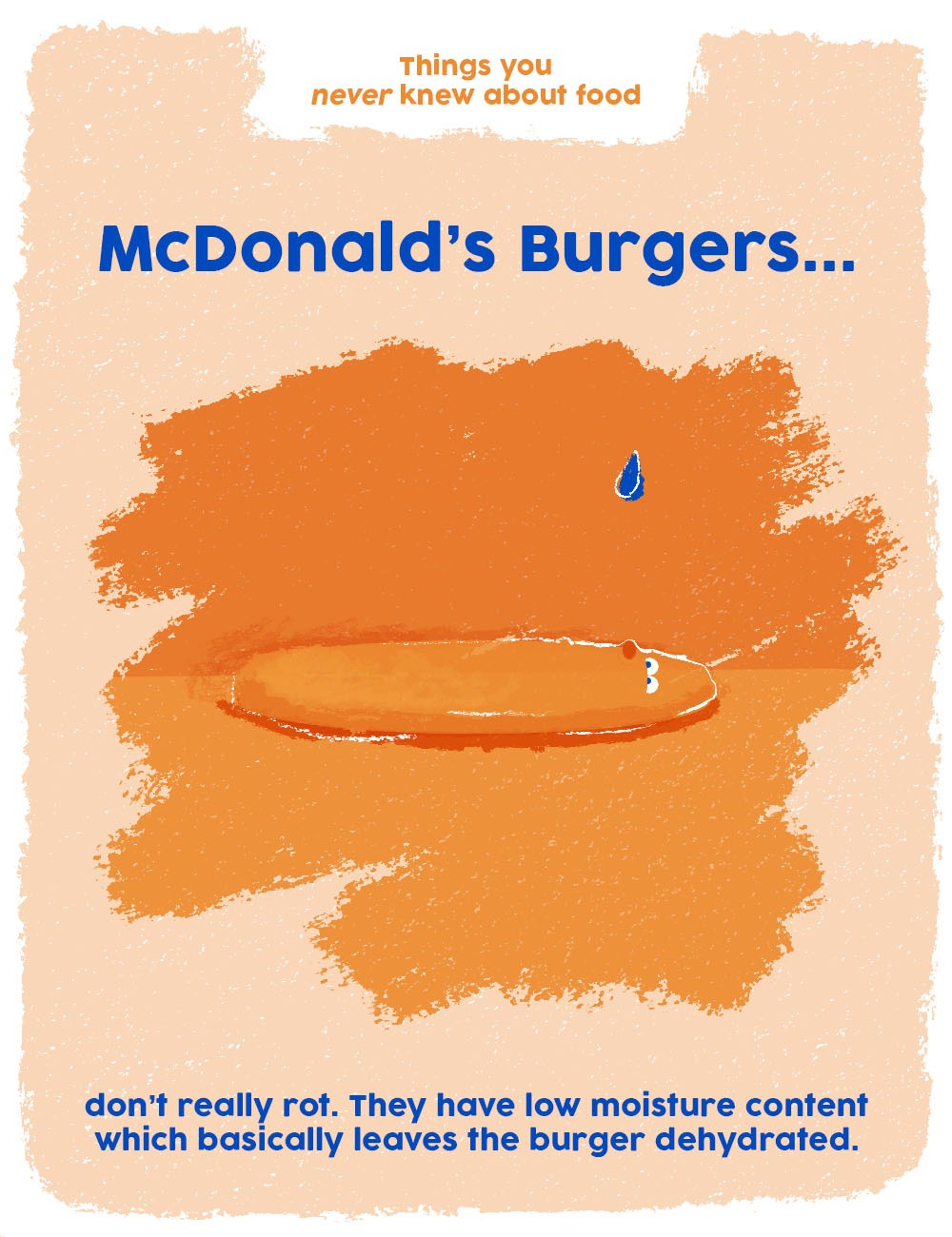 things you never knew about food graphics - mcds burgers don't rot