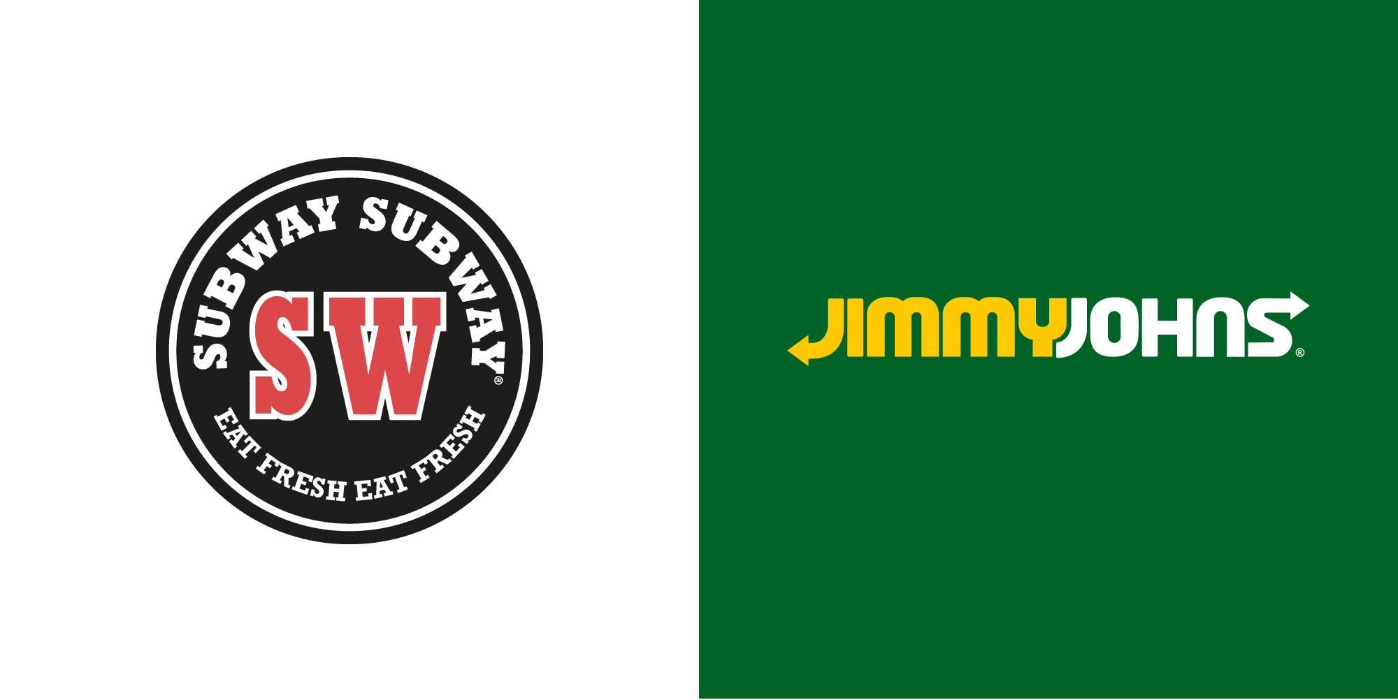 Subway Vs Jimmy Johns logo - CDA