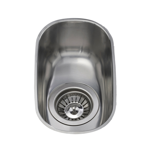 KCC21SS - Stainless steel undermount half bowl sink