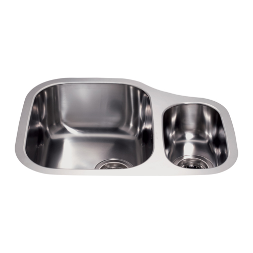 KCC28SS - Stainless steel undermount one & a half bowl sink
